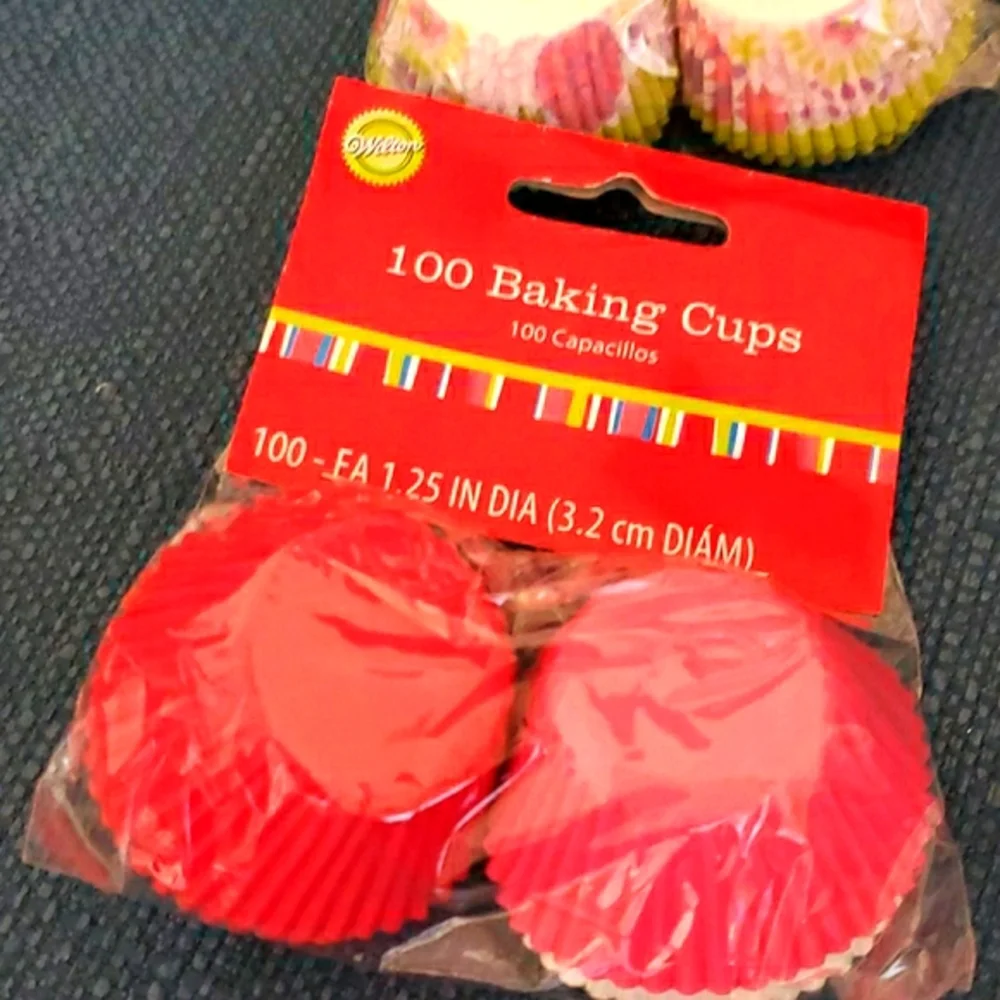 Assortment of baking, decorating supplies